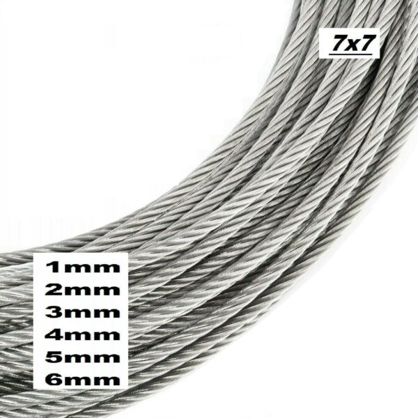 Stainless Steel Wire Rope Metal Cable Rigging