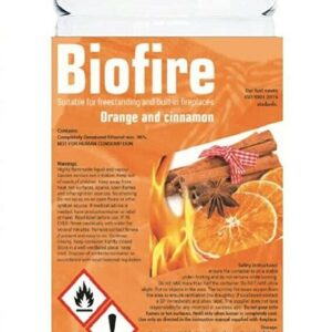Bioethanol Fuel Orange/Cinnamon Scent