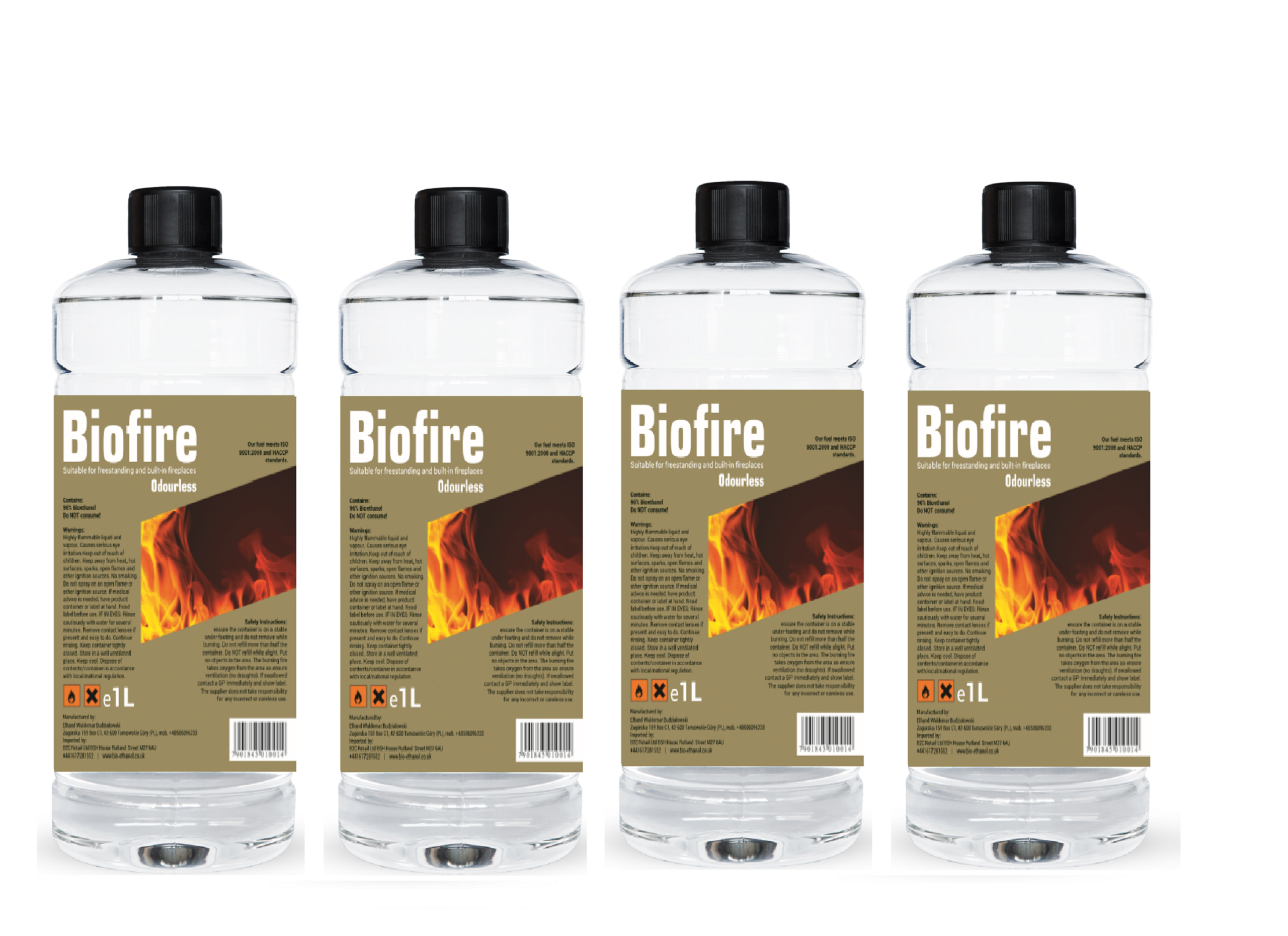 Odourless Bioethanol Fuel BIOFIRE