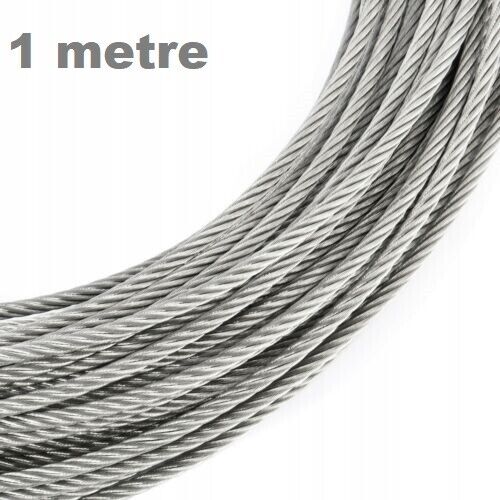 Galvanised Steel Wire Rope Metal Cable Rigging 7 x 7 1mm 2mm 3mm 4mm 5mm 6mm 8mm - Image 11