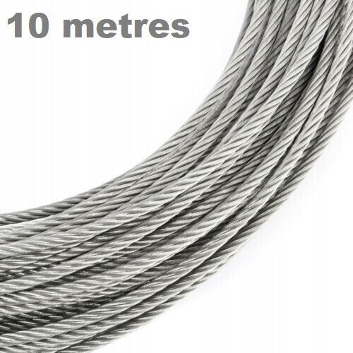 Galvanised Steel Wire Rope Metal Cable Rigging 7 x 7 1mm 2mm 3mm 4mm 5mm 6mm 8mm - Image 13