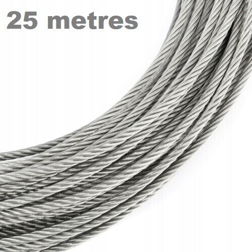 Galvanised Steel Wire Rope Metal Cable Rigging 7 x 7 1mm 2mm 3mm 4mm 5mm 6mm 8mm - Image 16