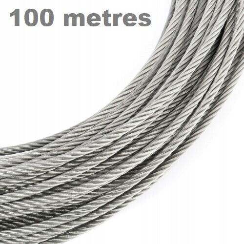 Galvanised Steel Wire Rope Metal Cable Rigging 7 x 7 1mm 2mm 3mm 4mm 5mm 6mm 8mm - Image 18