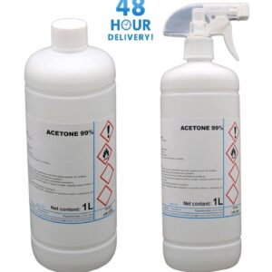 PURE ACETONE 1l Acrylic Nail Remover Nail Polish Remover 99.9% WITH PUMP 1 litre