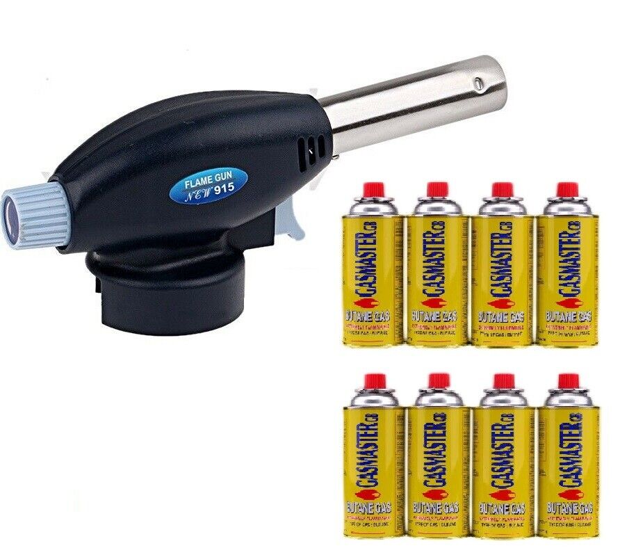 Blow Torch Butane Gas Flamethrower Burner Welding Auto Ignition Camping - Image 10