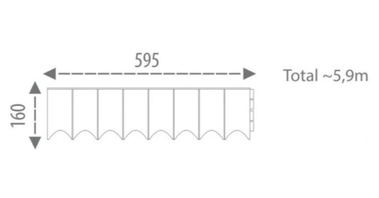 Edge Fence Panels Lawn Flower Border Path 5.9m Weather Resistant ProsperPlast - Image 11