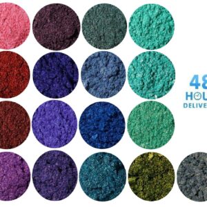 Mica Cosmetic Powder Candle Melts Bath Bombs Soap Dye Nail Polish Grout Jar 10g