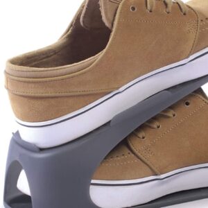 Pack of 4 Shoe Slots Size UK 5 to 12 Organiser Shoe Stacking Space Saver Racks