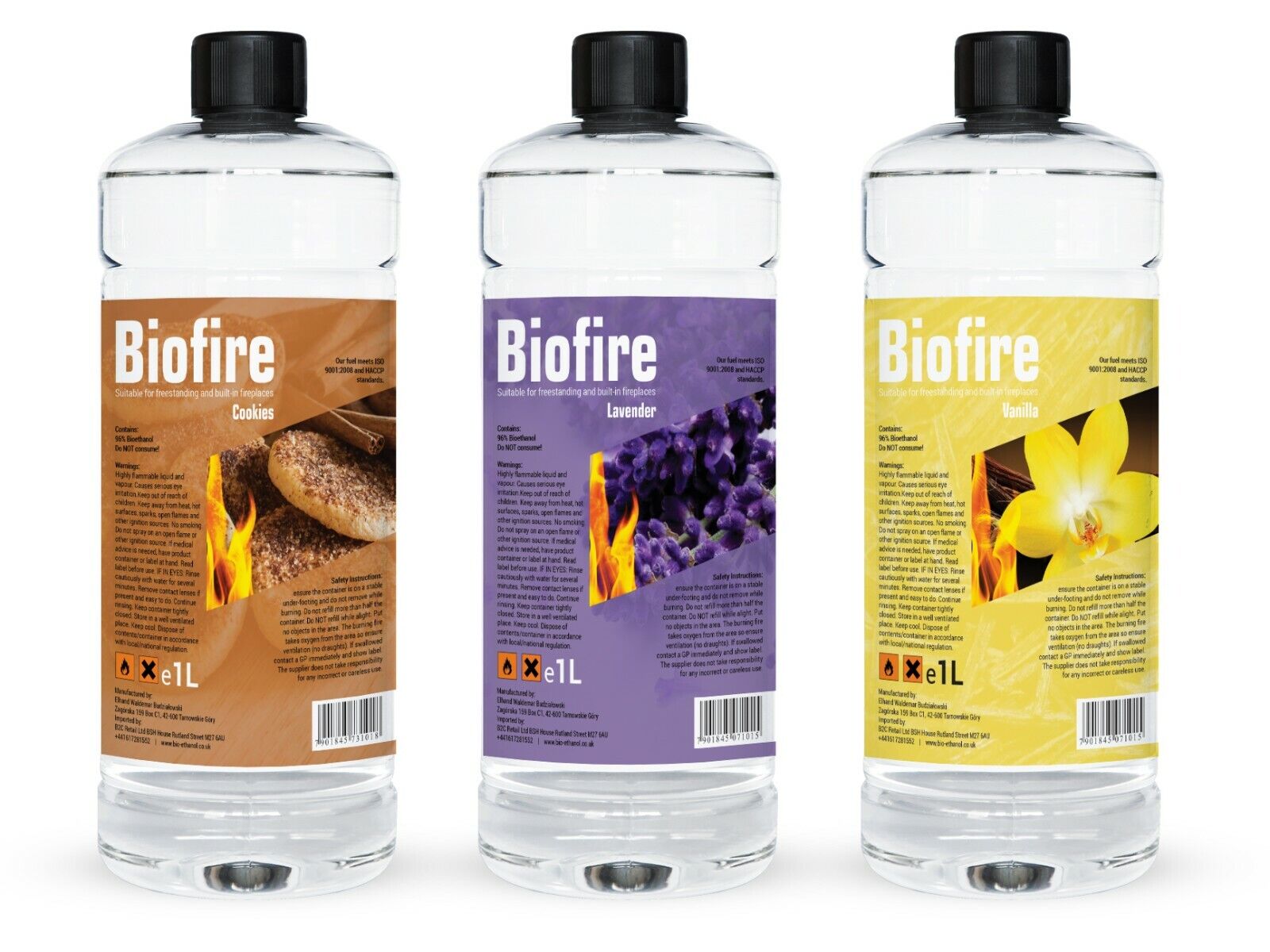 Bioethanol Bio Etahnol Fuel EcoLine Clean Burn Premium Grade Quality Scented