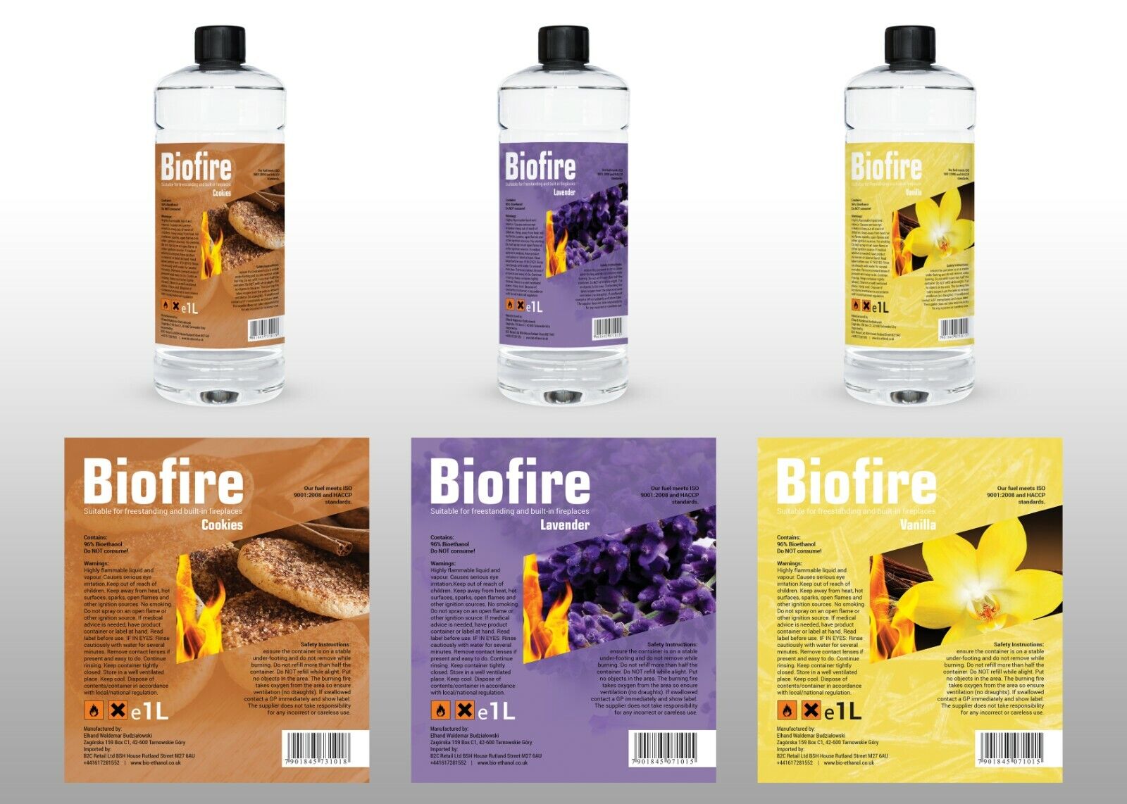 Bioethanol Bio Etahnol Fuel EcoLine Clean Burn Premium Grade Quality Scented - Image 3