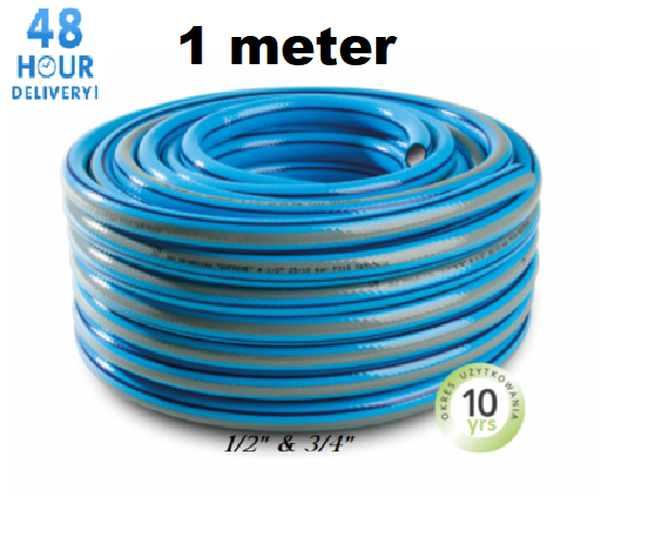 Garden Hose Pipe Reinforced Outdoor Blue Premium 4 Layer 1/2 3/4 25M 50M 1M 10M - Image 6
