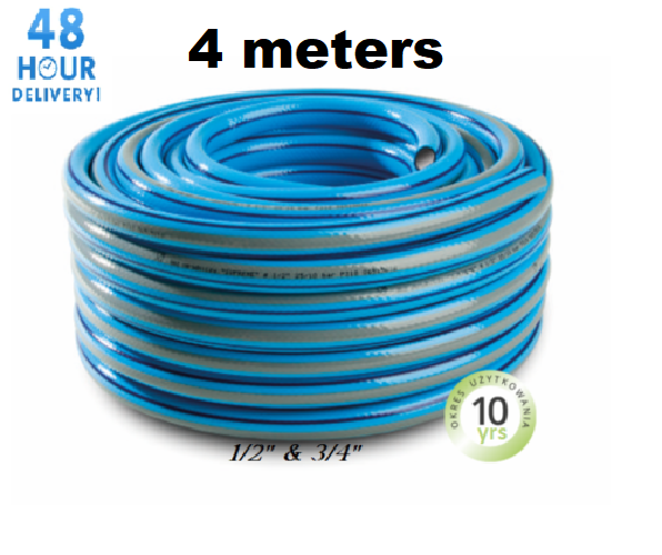 Garden Hose Pipe Reinforced Outdoor Blue Premium 4 Layer 1/2 3/4 25M 50M 1M 10M - Image 7