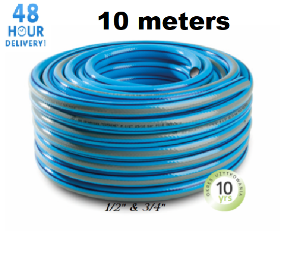 Garden Hose Pipe Reinforced Outdoor Blue Premium 4 Layer 1/2 3/4 25M 50M 1M 10M - Image 8