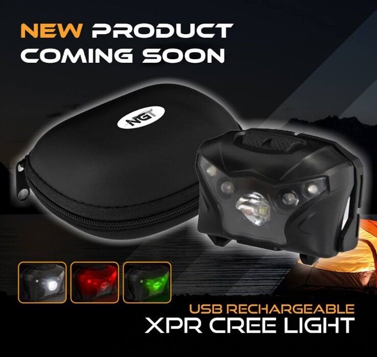 NGT XPR Fishing Light 140 Lumens Rechargeable Cree Head Lamp Torch Camping - Image 2