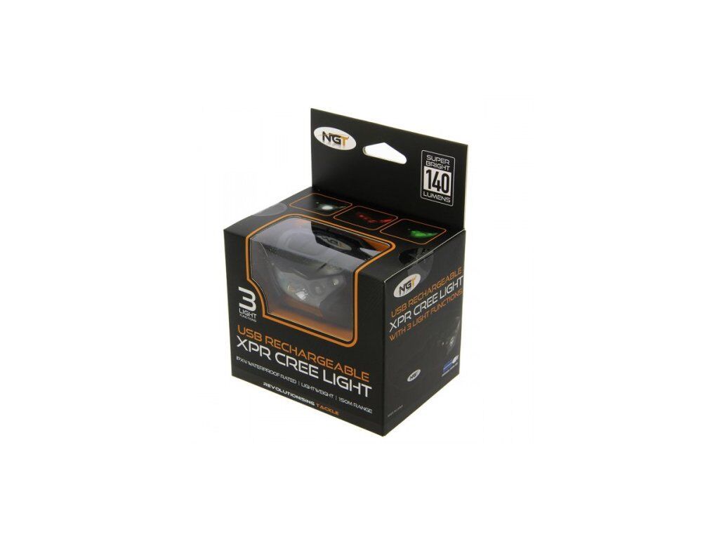 NGT XPR Fishing Light 140 Lumens Rechargeable Cree Head Lamp Torch Camping - Image 5