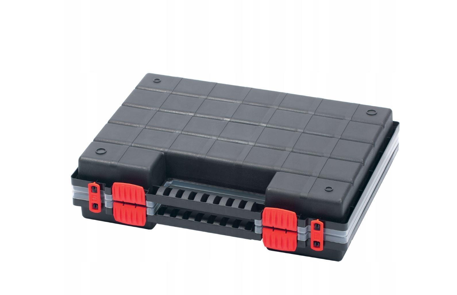 Duo Compartment Storage Tandem Organiser Case Tool Box Adjustable Dividers - Image 19