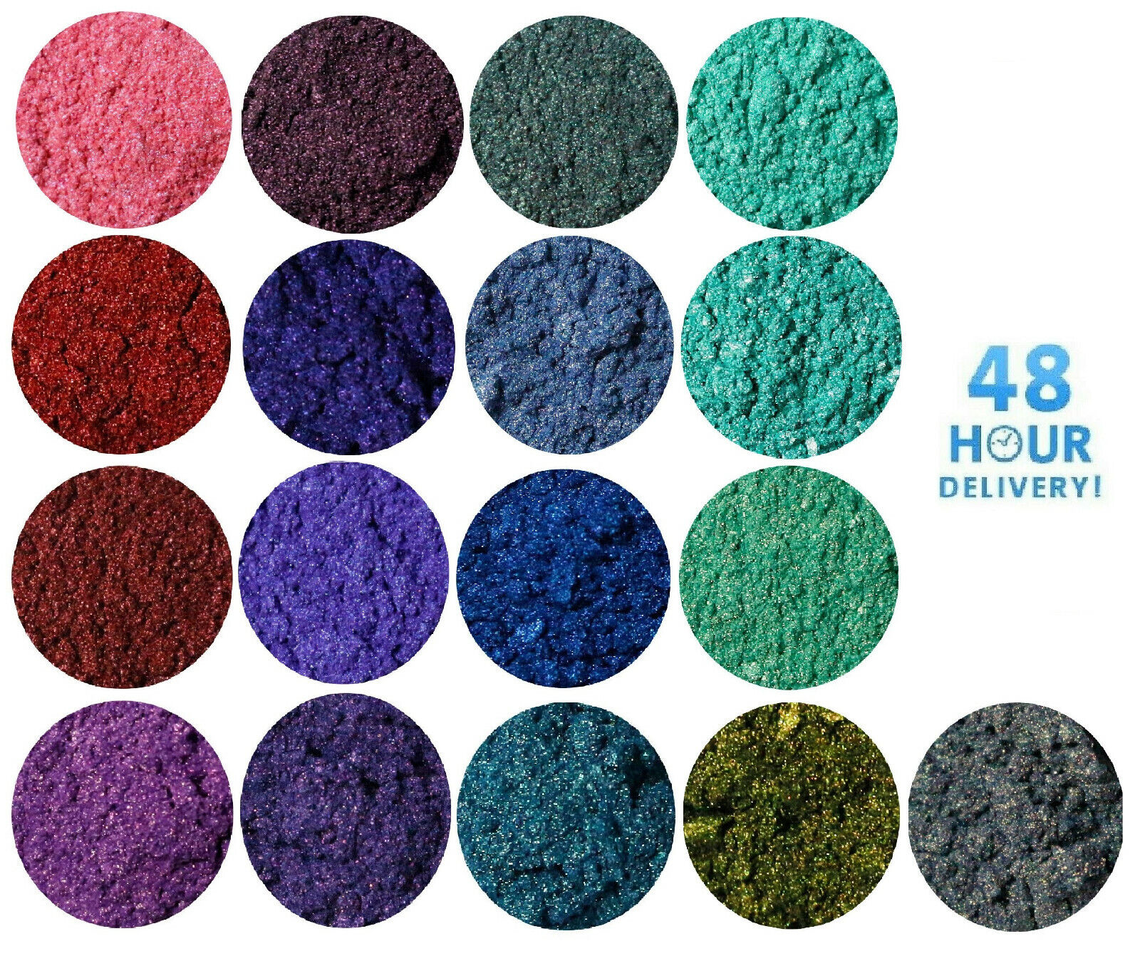 Mica Cosmetic Powder Two Tone Candle Melts Bath Bombs Soap Dye Nail Polish Grout - Image 45