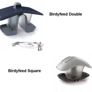 Hanging Wild Bird Feeder Modern Seed Nut Fat Ball Garden Feeding Station Tray