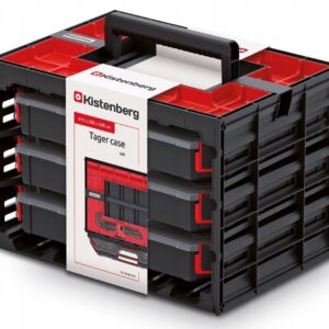 Parts Storage Organiser Tager Case DIY Compartment Cabinet Screws Carry Tool Box