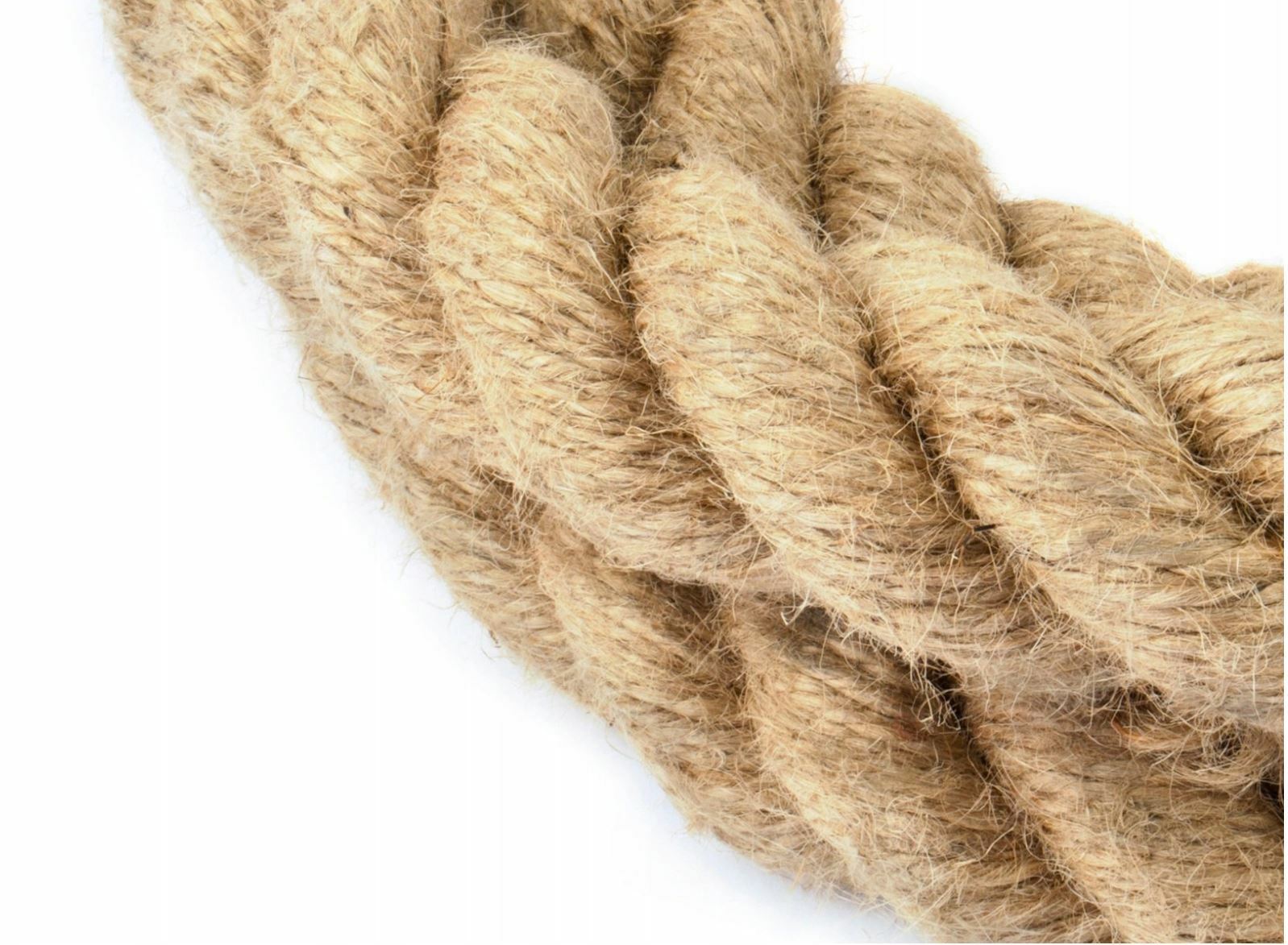 Hessian Jute Natural Rope Twisted Braided Decking Garden Boating Sash 6mm - 50mm - Image 30