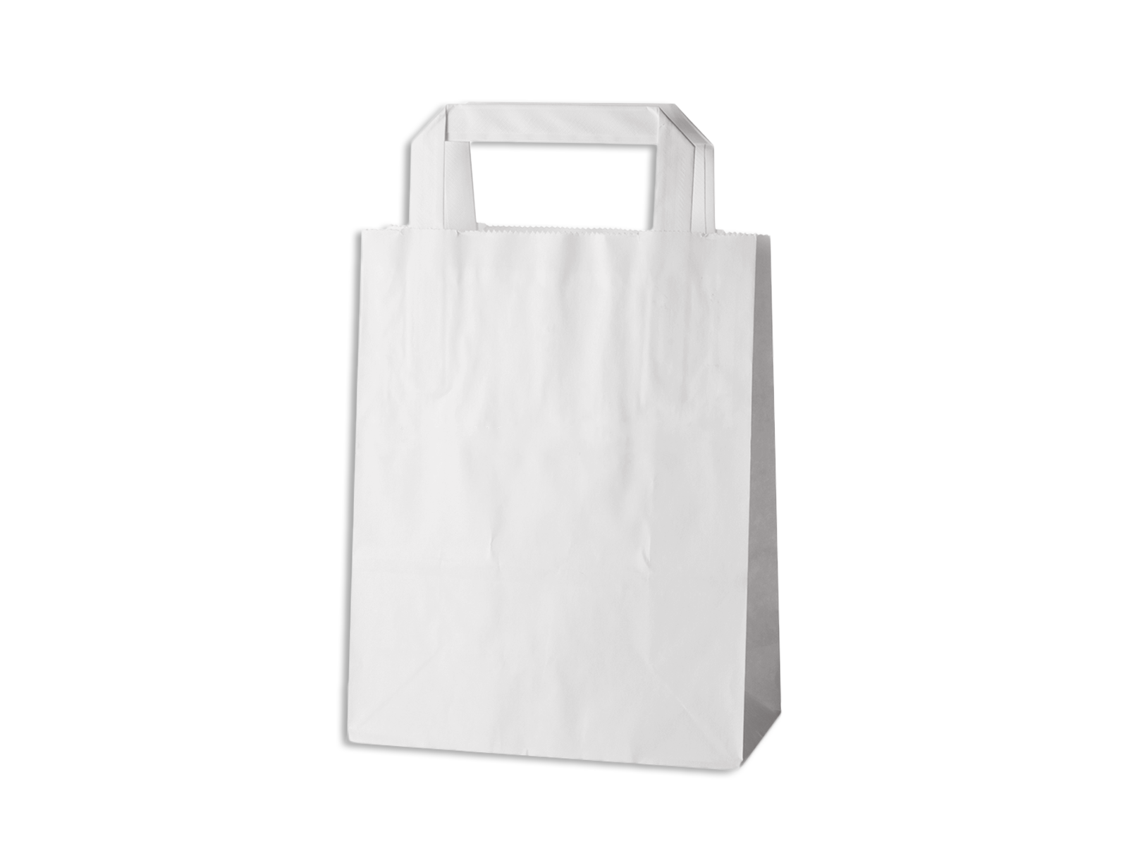 KRAFT PAPER BROWN & WHITE SOS FOOD CARRIER BAGS WITH HANDLES PARTY TAKEAWAY ETC - Image 13