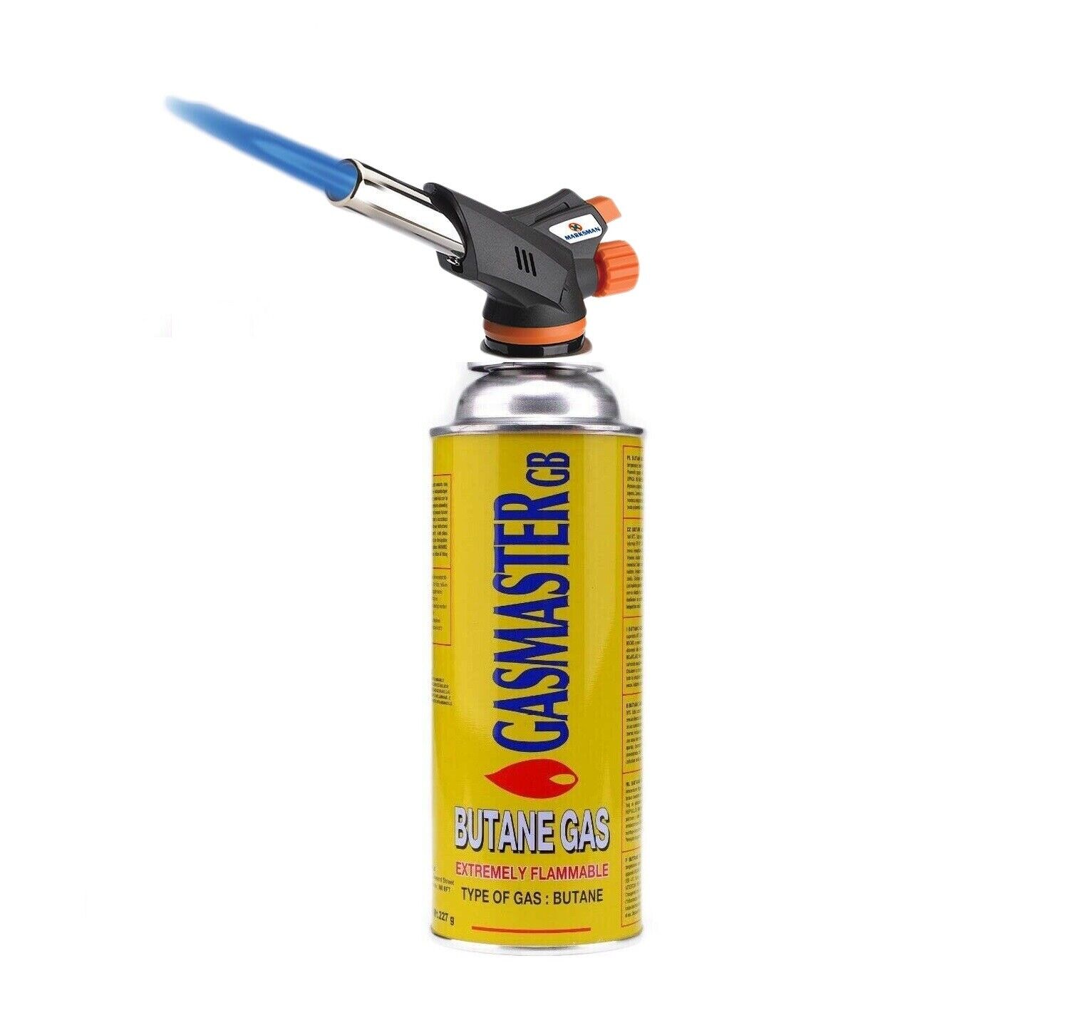 BLOW TORCH BUTANE FLAMETHROWER BURNER WELDING AUTO IGNITION SOLDERING straight - Image 6