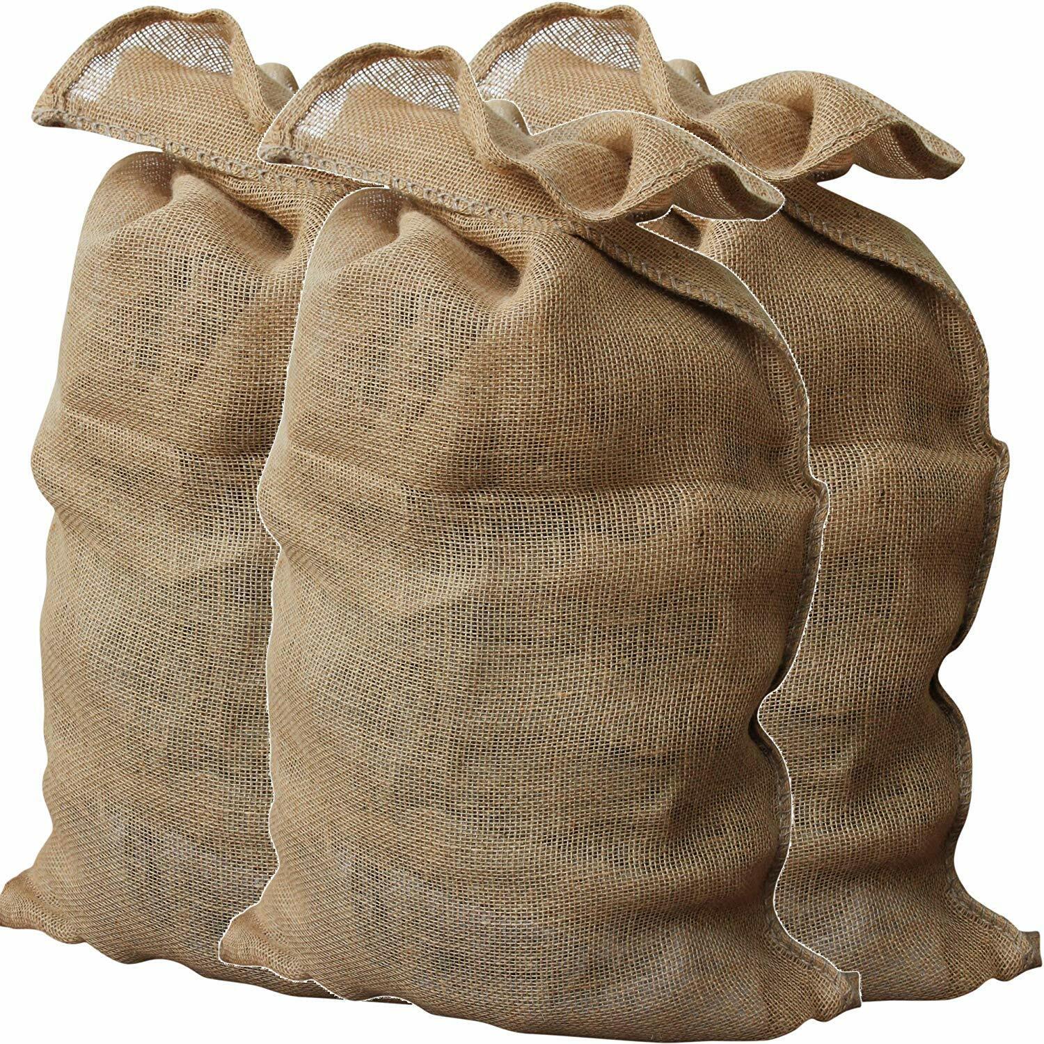 Jute Hessian Sacks Bags 40kg Potato Vegetable Logs Storage Wholesale 60x100cm - Image 2