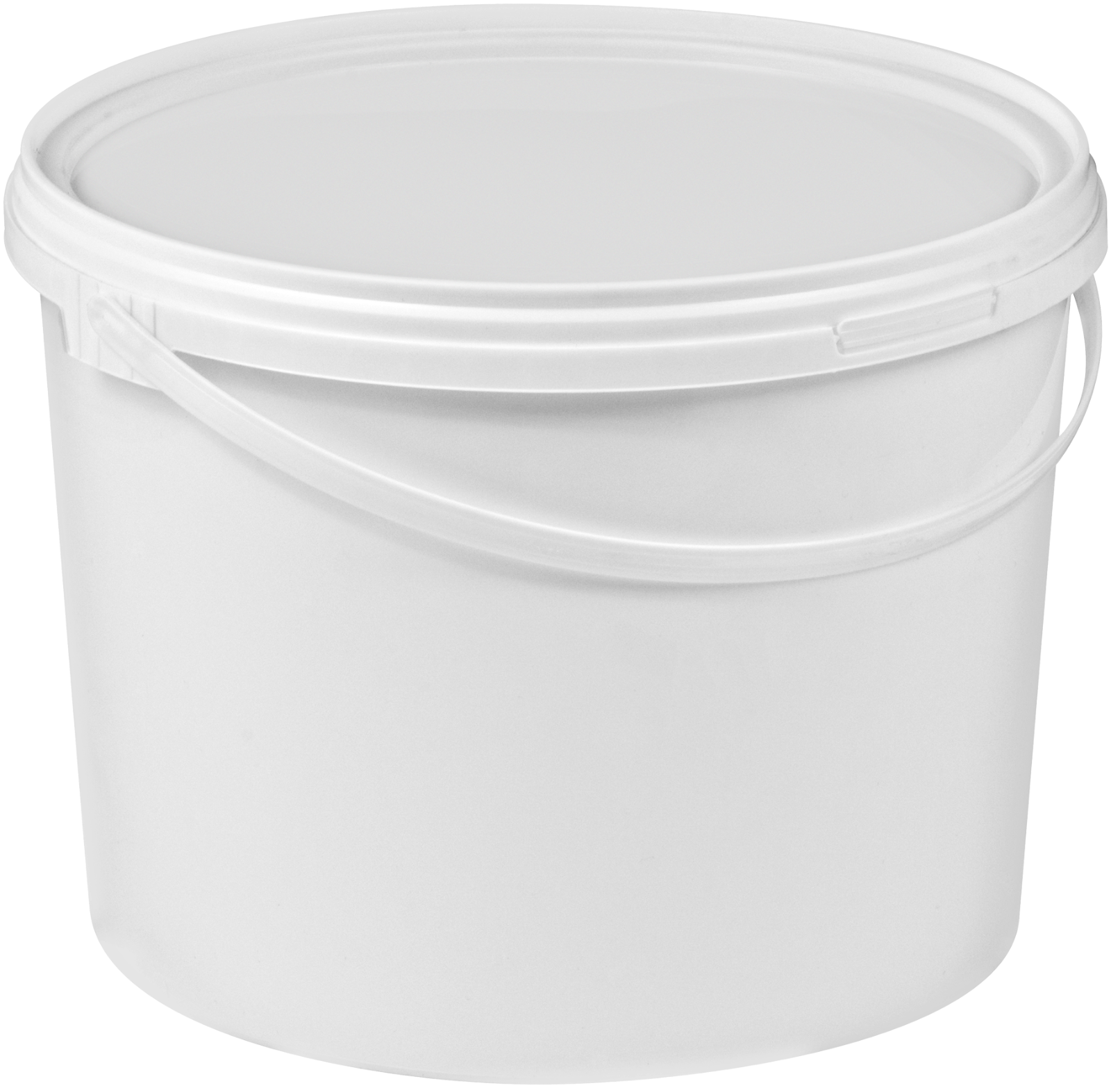 Plastic Buckets Tubs White Transparent Tamper Evident Lids 0.5L 1L 3L 5L 10L 25L - Image 6