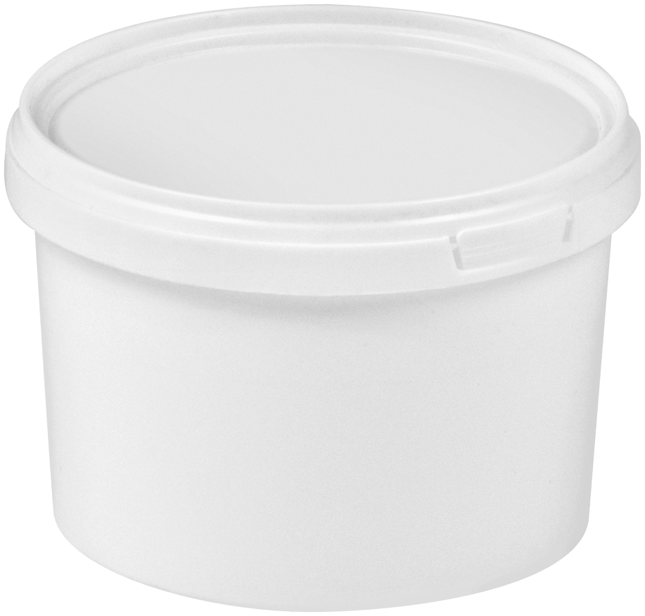Plastic Buckets Tubs White Transparent Tamper Evident Lids 0.5L 1L 3L 5L 10L 25L - Image 10