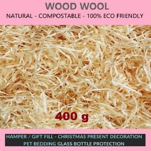 Luxury Dried WOOD WOOL Packaging Fill Filling Hamper Gift Basket WoodWool - Image 15