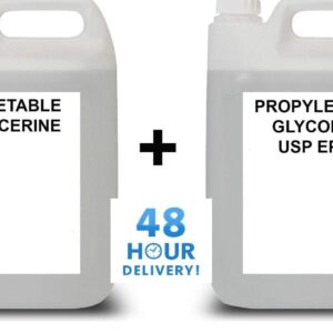 VEGETABLE GLYCERINE Base Mix & PROPYLENE GLYCOL DIY 99%+ PURE FOOD GRADE, PG&VG