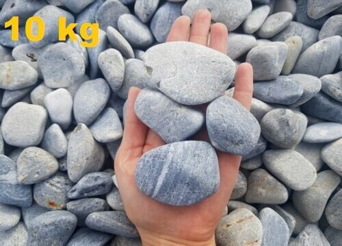Blue Akron Pebble Sea Depth GARDEN AQUARIUM Decorative Large Garden Stones 3-6cm - Image 13