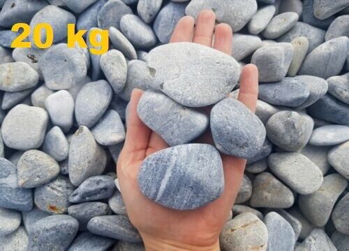 Blue Akron Pebble Sea Depth GARDEN AQUARIUM Decorative Large Garden Stones 3-6cm - Image 14