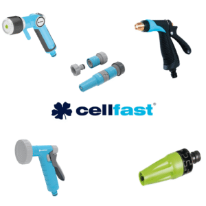 Garden hose attachment cellfast gun spray nozzle tap end quick connection