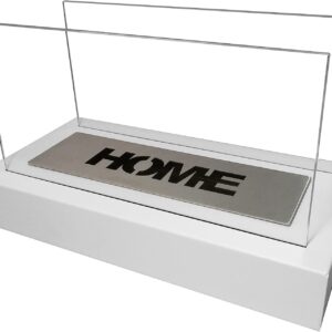 Bio Fire Ethanol Gel Burner Free Standing Burner Eco Table Top Fireplace Home White