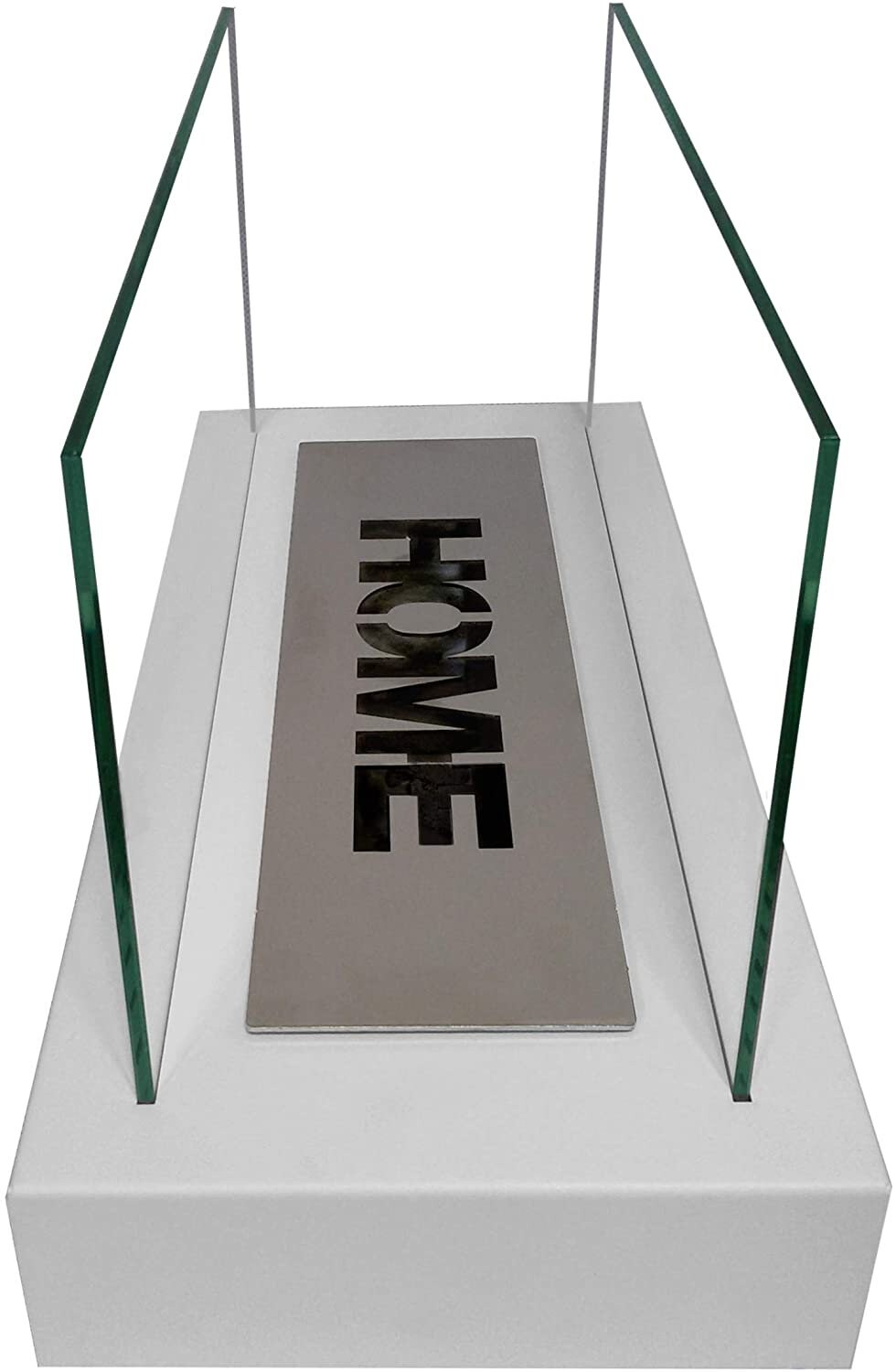 Bio Fire Ethanol Gel Burner Free Standing Burner Eco Table Top Fireplace Home White - Image 4