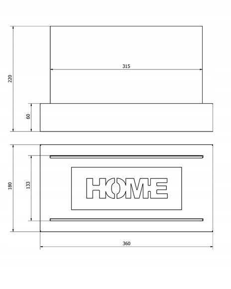 Bio Fire Ethanol Gel Burner Free Standing Burner Eco Table Top Fireplace Home White - Image 6