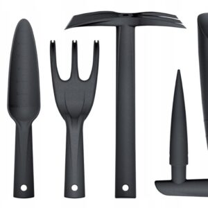 6 Piece Gardening Tools Set ABS plastic Garden Kit Trowel Secateurs Fork Weeder