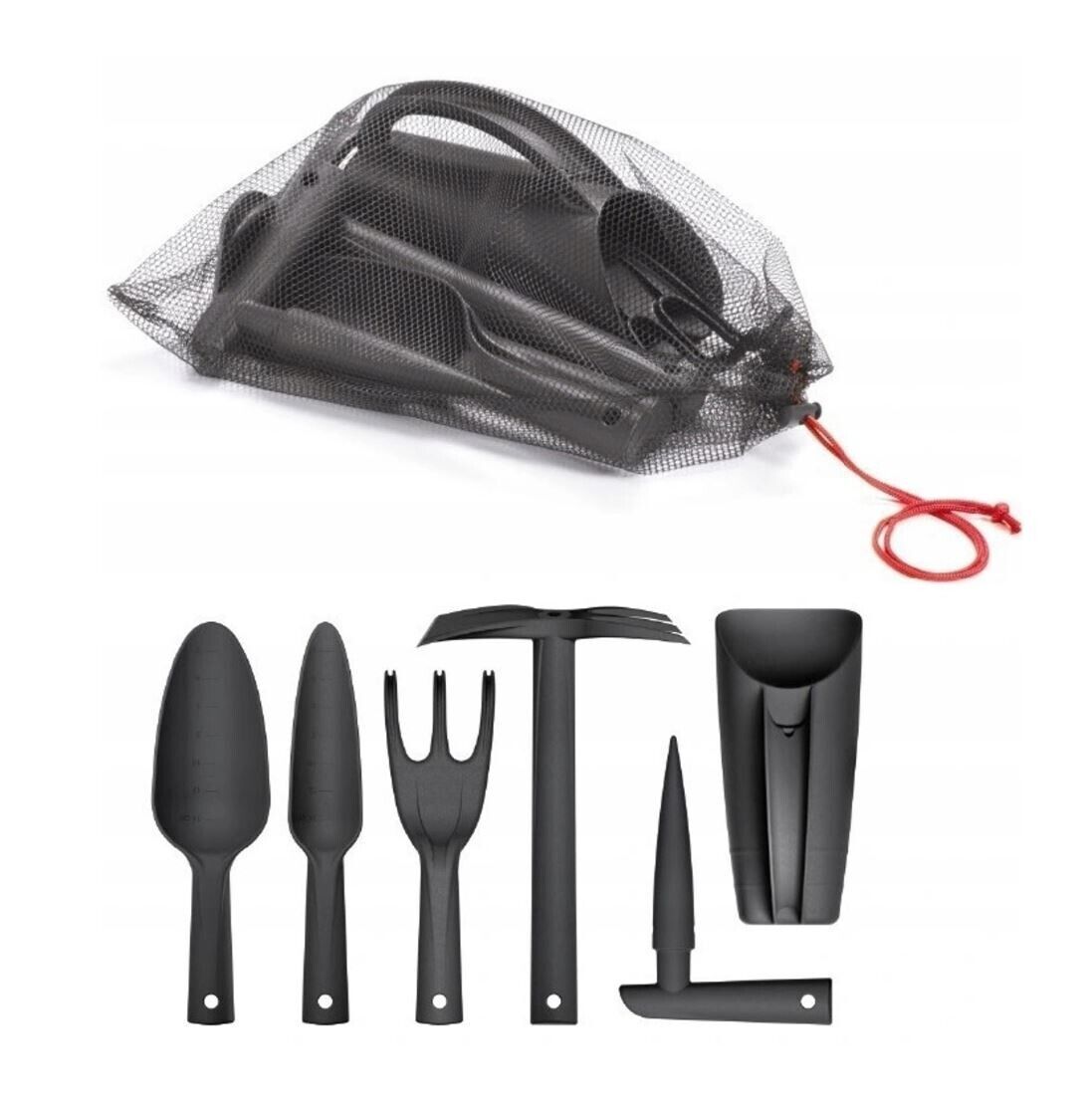 6 Piece Gardening Tools Set ABS plastic Garden Kit Trowel Secateurs Fork Weeder - Image 4