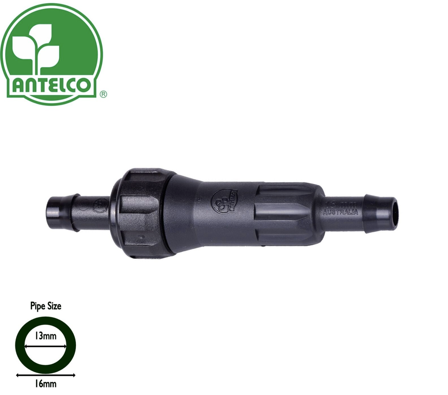 Antelco 13mm Filter Barbed In Line Garden Watering Irrigation LDPE Fits Hozelock