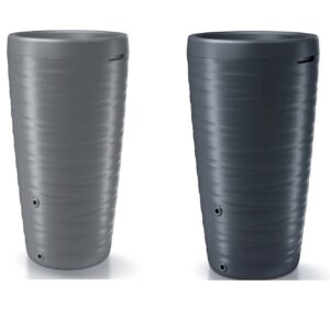 Rainwater tank Water butt Collection Storage Harvesting 240L + connections Maze