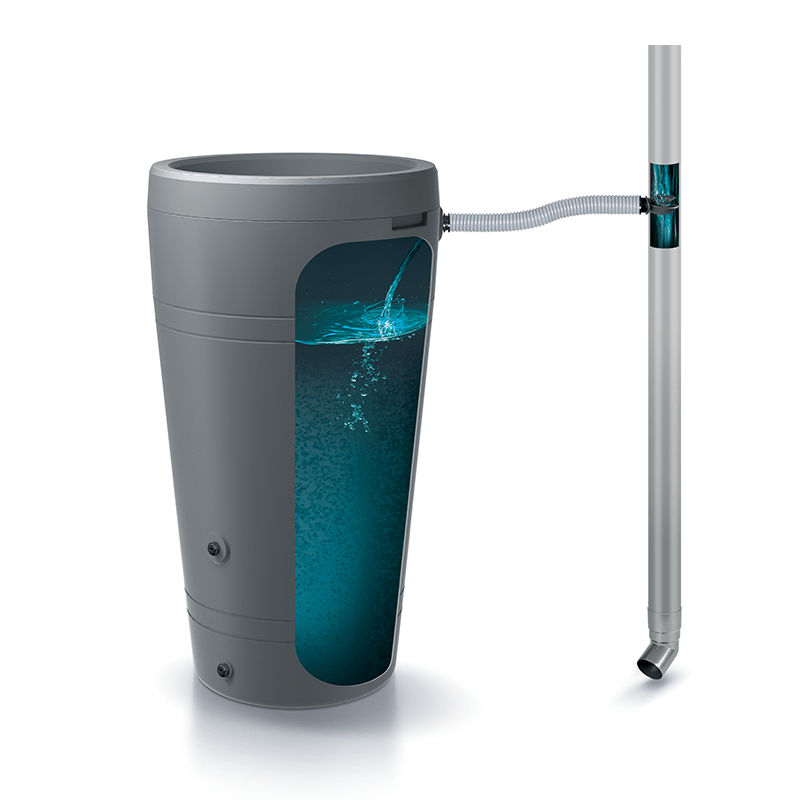 Rainwater tank Water butt Collection Storage Harvesting 240L + connections Maze - Image 3