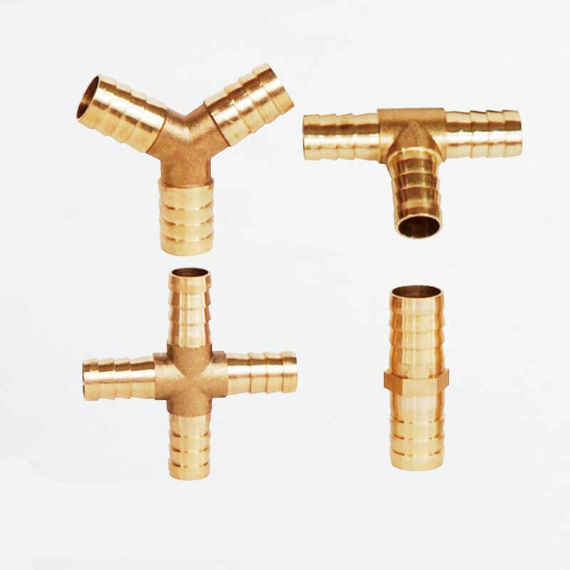 BRASS T Y JOINER Various Piece Fuel Hose Gas Joiner TEE CONNECTOR (VARIOUS SIZE) - Image 10
