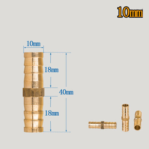 BRASS T Y JOINER Various Piece Fuel Hose Gas Joiner TEE CONNECTOR (VARIOUS SIZE) - Image 23