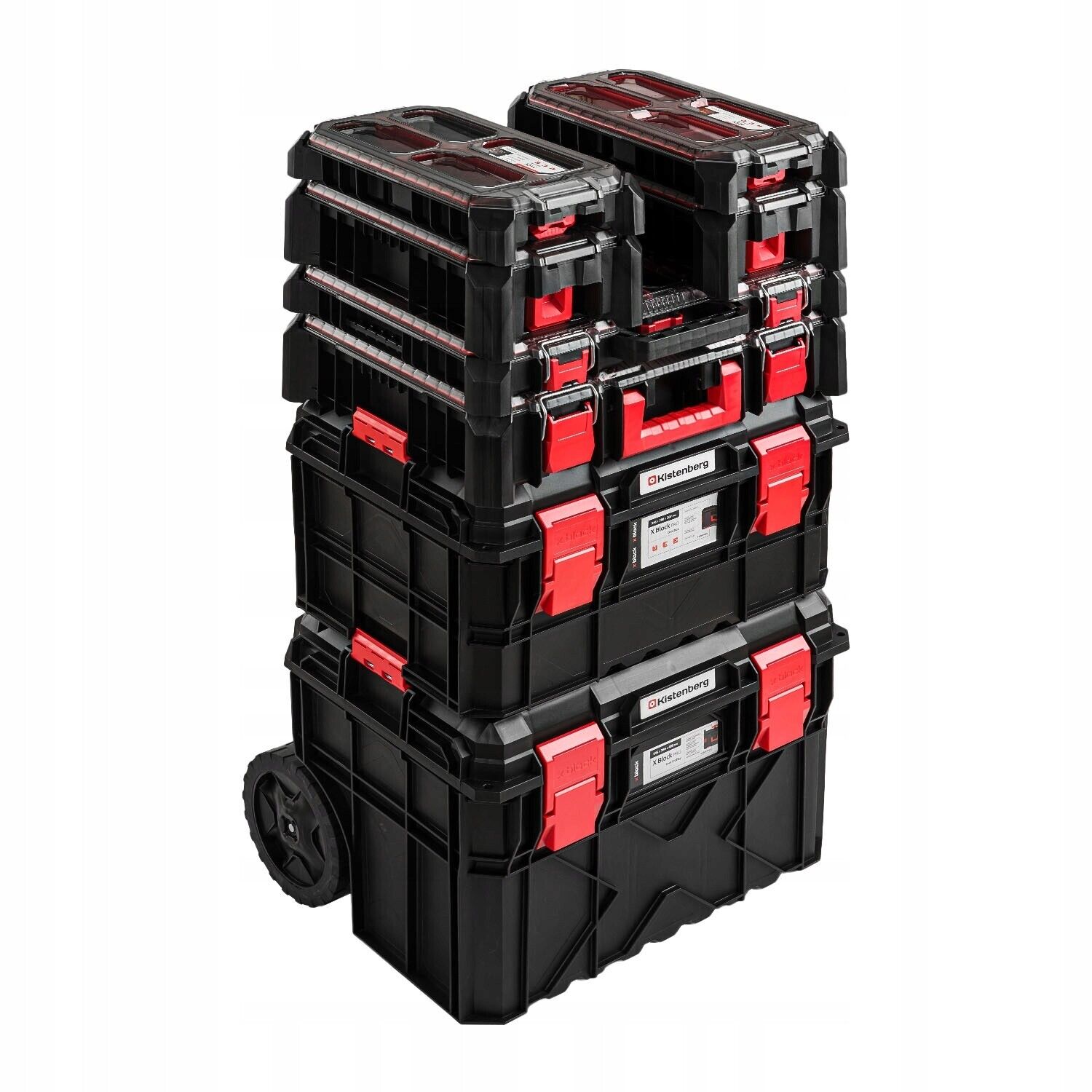 Tough Modular System Mobile Workshop Tool Storage Box Wheels Organiser - Image 20
