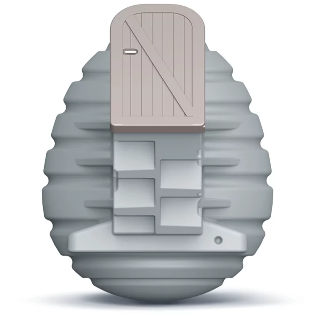 Underground root cellar OVO Food Storage Pantry Bunker Natural Cooling - Image 2