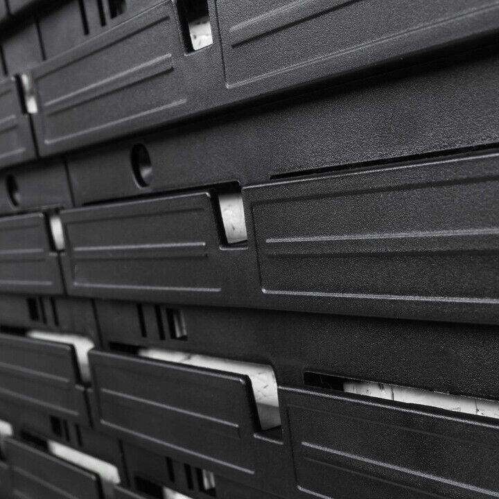 WALL MOUNTED TOOL PEG BOARD SET GARAGE STORAGE BINS WORKSHOP RACK SHED ORGANISER - Image 18