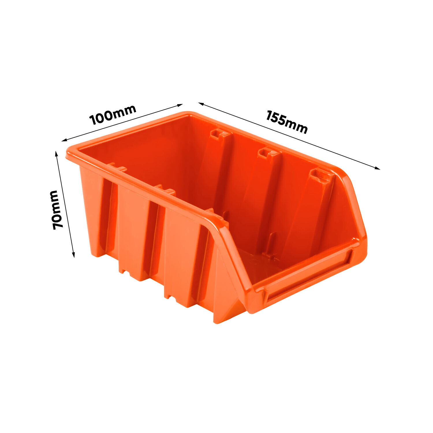 WALL MOUNTED TOOL PEG BOARD SET GARAGE STORAGE BINS WORKSHOP RACK SHED ORGANISER - Image 25