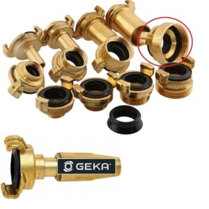 Brass GEKA Type Hose Quick Connect Adapter Claw Fitting Pipe Splitters Lance