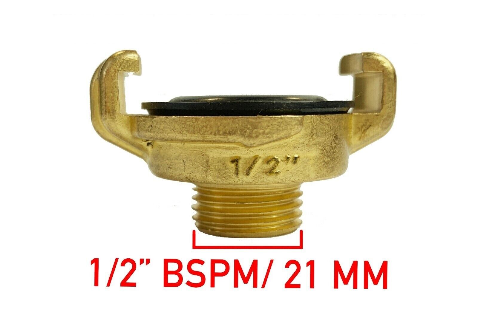 Brass GEKA Type Hose Quick Connect Adapter Claw Fitting Pipe Splitters Lance - Image 14